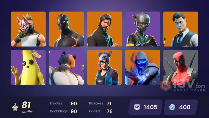 [PC-PSN-XBOX]- 81 SKIN-The Reaper OG-Elite Agent OG-Rogue Agent-Omega-Drift-Midas-Take The L-Mako OG-Blue Streak-FULL ACCESS-