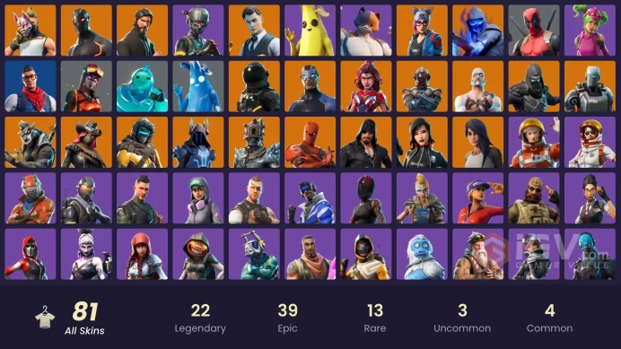 [PC-PSN-XBOX]- 81 SKIN-The Reaper OG-Elite Agent OG-Rogue Agent-Omega-Drift-Midas-Take The L-Mako OG-Blue Streak-FULL ACCESS-