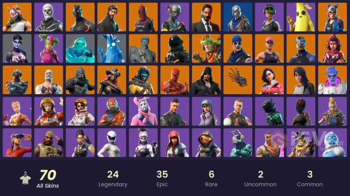 [PC-PSN-XBOX] 70 skins | OG STW | The Reaper | Blue Squire | Royale Knight | Elite Agent | Trailblazer | John Wick |  |  Hybrid | FULL ACCESS
