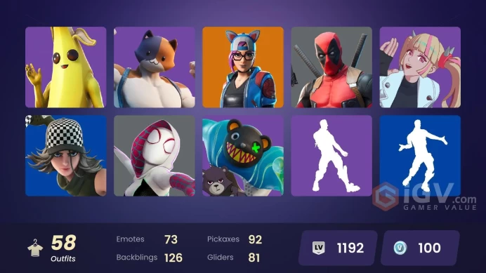 [PC-PSN-XBOX] -58 SKIN-20K V-B SPEND-Doggo-Cable-Trunks-TheGrefg-TNTina-BrutuS-FULL ACCESS-