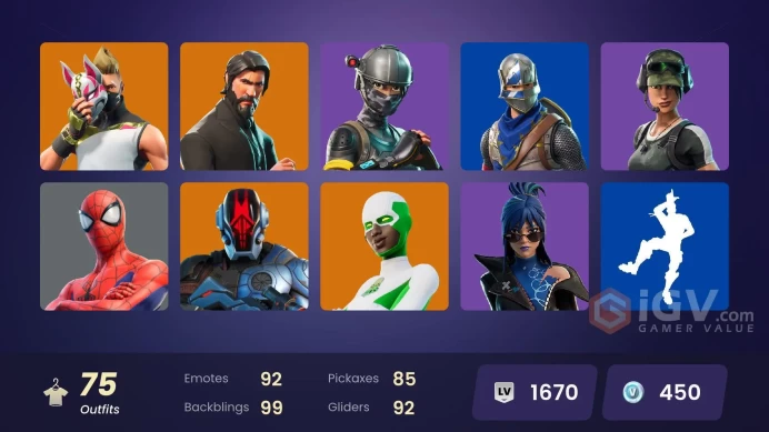 [PC-PSN-XBOX]-76 SKIN-The Reaper OG-Blue Squire OG-Royale Knight OG-Elite Agent OG-Backlash-Darth Maul-Spider-Man-Take The L-FULL ACCESS-