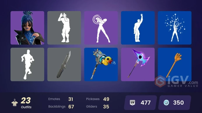 [PC/XBOX/NINTENDO]   23 skins | Get Griddy | Fancy Peter Griffin | Immortal Zeus | Immortal Form | Burning Ambition Valeria  LT113