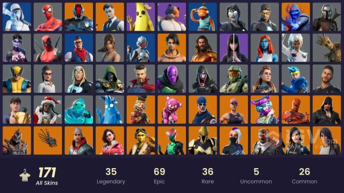FA - [XBOX/SWITCH/PC] 171 skins | OG STW | Master Chief | OG Paradigma | Gold Brutus | Gold Meowscles | Gold Midas | Aloy | Lina Scorch