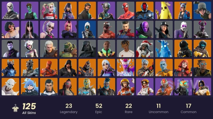 FA -  [XBOX/SWITCH/PC] 125 skins | The Reaper | Glow | Elite Agent | Recon Champion | Sultura | Mountaineer's Must-Haves | Champion's Shield
