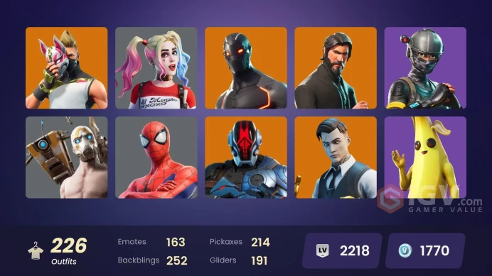 FA - [PSN/SWITCH/PC] - 226 skins | OG STW | The Reaper | Elite Agent | Take The L | Gold Midas | Grind | Clutch | Rogue Agent | Frostbite