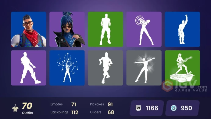 PC/PSN/XBOX/SWITCH 70 SKINS:KATALINA,PRODIGY,LINA SCORCH,ZEUS,HADES,PETER GRIFFIN,VALERIA,EMMA FROST,MYSTERIO,DOOM,BIG DILL,FELINA
