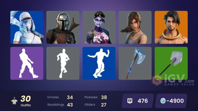 200$ Spent /[PC/PSN/XBOX] 30 skins | Leviathan Axe | Lara Croft | Dynamo | Mandalorian | Ice Breaker | Pitch Patrollermssh60