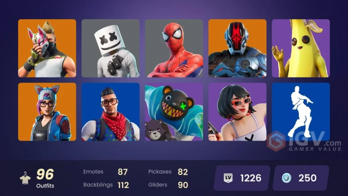 [XBOX/NINTENDO/PSN/PC]96 skins | Prodigy | Blue Striker | Carbon Commando | Paradigm (Reality-659) | Drift | Sentinel CC81