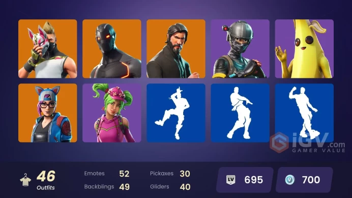 [NINTENDO/PSN/PC]46 skins | The Reaper | Elite Agent | Valor | Drift | Lynx | Calamity | Ruin | Omega | Luxe | Hybrid | Dire CC82