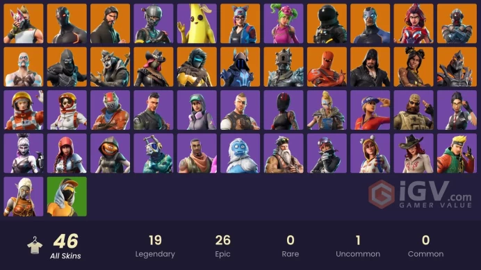 [NINTENDO/PSN/PC]46 skins | The Reaper | Elite Agent | Valor | Drift | Lynx | Calamity | Ruin | Omega | Luxe | Hybrid | Dire CC82