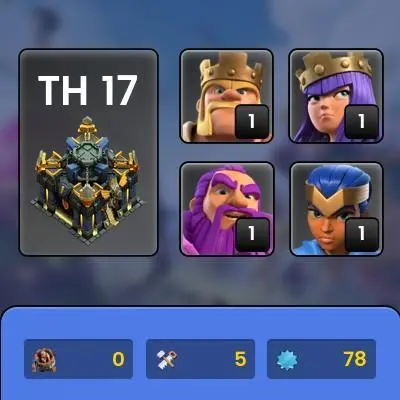 TH17 [fast upgrade] ◈ 5Workers ◈ Level 70+ ◈ Name Changeable ◈ Original email ◈ Instant Delivery ◈ 24/7 Support
