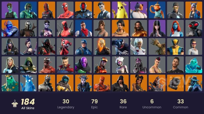FA - [XBOX/SWITCH/PC] 184 skins | Carbon Commando | Lina Scorch | Trilogy | Fixer | Prodigy | Reflex | Blue Striker | Sultura | Joey