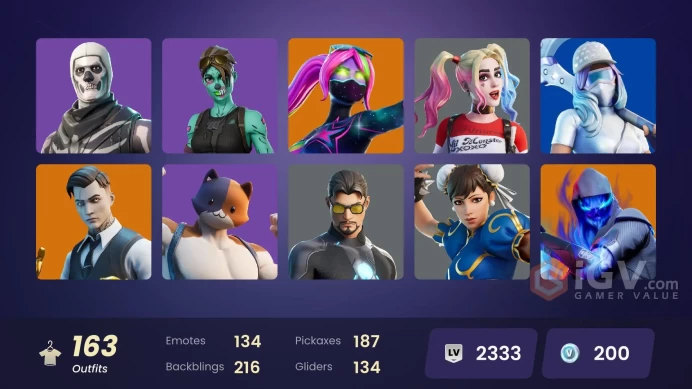 FA - [XBOX/SWITCH/PC] 163 skins | Gold Brutus | Gold Midas | Pitch Patroller | Cloud Striker | Subzero Cryptic | Sultura | Fixer | Elevation