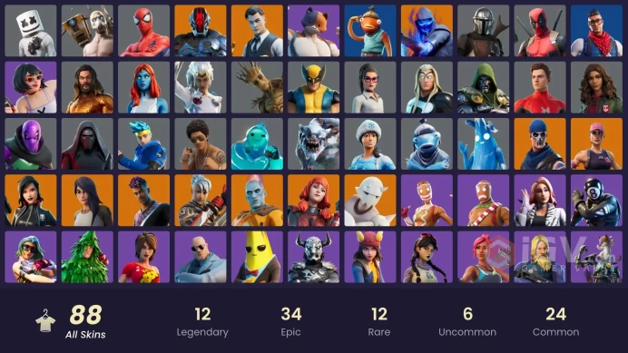 FA - [PSN/XBOX/SWITCH/PC] 88 skins | OG STW | Psycho Bandit | Marshmello | Gold Brutus | Gold Midas | Gold Meowscles | Point Patroller