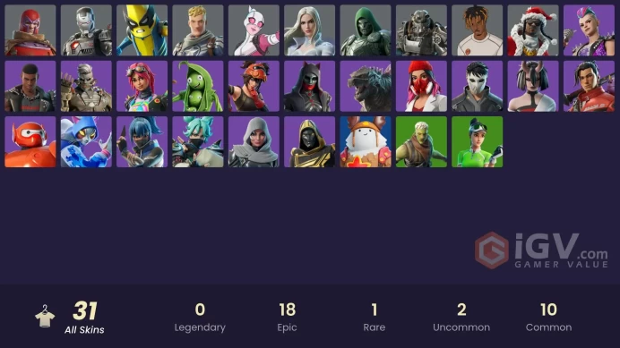 [PC/XBOX/PSN/SWITCH] 31 skins Vanguard Zadie | Yulejacket | Par Patroller | Felina | The Gold | Shadow Shroud | Harley Hitter