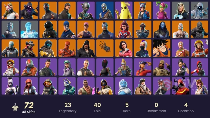 FA - [PSN/SWITCH/PC] 72 skins | OG STW | The Reaper | Blue Squire | Elite Agent | Tech Axe | Take The L | Mako | Son Goku
