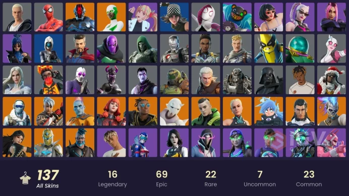 spent299$[/PC/PSN/XBOX/NINTENDO] [137 skins | Omegarok | Frostbite | Snap | Twyn | Spectra Knight | The Origin | The Imagined |  BB125