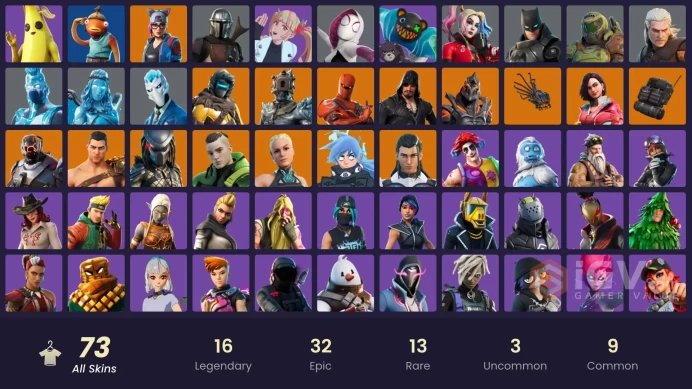 [XBOX/NINTENDO/PSN/PC]73 skins | Fishstick (World Cup) | Paradigm (Reality-659) | Sentinel | Menace | Lynx | The Ageless