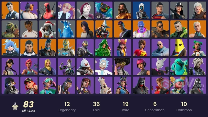 [XBOX/NINTENDO/PSN/PC]83 skins | Gold Midas | Tart Tycoon | Rogue Agent | Nezumi | Eternal Knight | Kymera | Fade | Spectra Knight