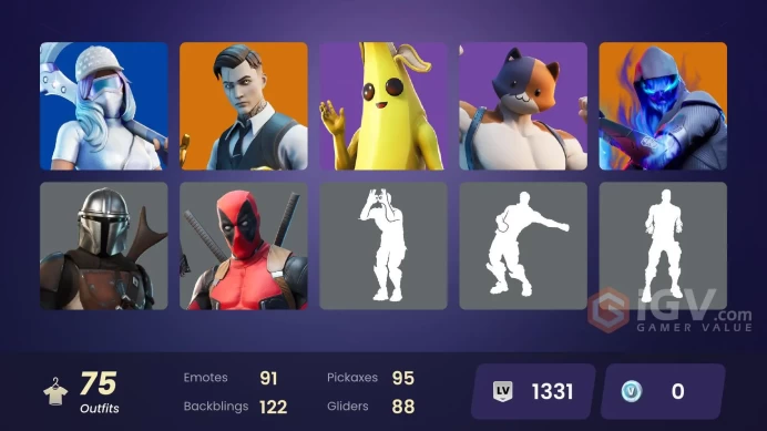[PC/XBOX/NINTENDO] 75 skins | Peely | Deadpool | Mandalorian | Laugh It Up | Get Griddy | Gold Midas | Point Patroller | Lina Scorch |    max030
