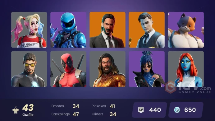 [PC/XBOX]-HONOR GUARD (OG)-John Wick-Deadfire-Midas-Harley QuiNN-Captain America-Brutus-Wolverine-Aquaman-Thor-Tony Stark-FULL ACCESS