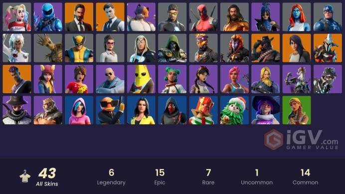 [PC/XBOX]-HONOR GUARD (OG)-John Wick-Deadfire-Midas-Harley QuiNN-Captain America-Brutus-Wolverine-Aquaman-Thor-Tony Stark-FULL ACCESS