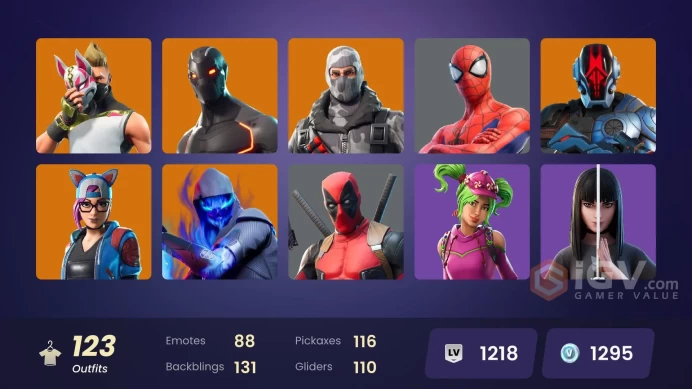 [XBOX/NINTENDO/PSN/PC]123 skins | Blue Team Leader | Blue Striker | Havoc | Sub Commander | Rogue Agent | The Ice King | Hybrid CC102