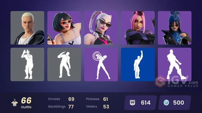 PC/PSN/XBOX/SWITCH 66 SKINS:LINA SCORCH,SUBZERO CRYPTIC,HADES,RENZO THE DESTROYER,THE ORIGIN,PETER GRIFFIN,NEZUMI,THE AGELESS,ZEUS