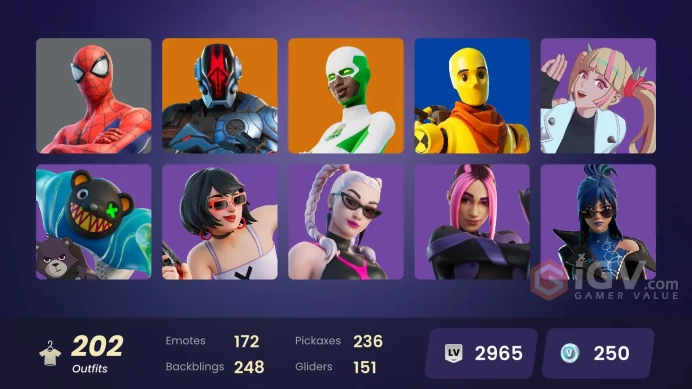 [PC/PSN/XBOX] 202 skins | Vivi Chroma | Sultura | Subzero Cryptic | Championship Aura | Omegarok | Hades | Peter Griffin | 250 VB