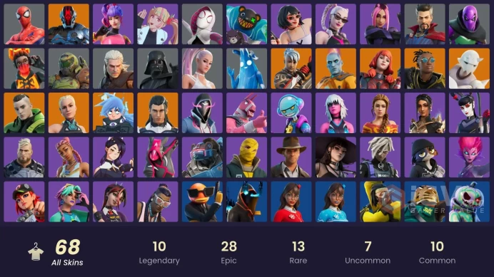 150$ spent [PC/PSN/XBOX] 68 skins | Xander | The Foundation (Helmet Off) | Malik (Solitary Defender) | The Ageless Champion |mssh291