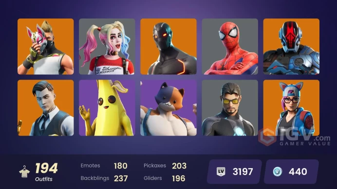 [PC/XBOX/PSN/SWITCH] 193 skins | OG STW | Gold Meowscles | Omega (stage 5) | Gold Brutus | Gold Midas | Spike | Trilogy | Clawz Retro