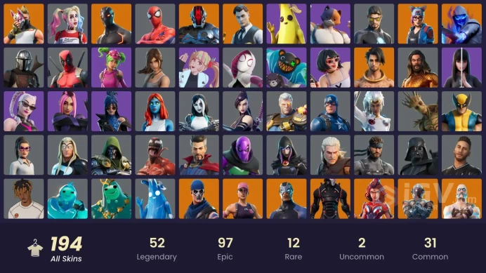 [PC/XBOX/PSN/SWITCH] 193 skins | OG STW | Gold Meowscles | Omega (stage 5) | Gold Brutus | Gold Midas | Spike | Trilogy | Clawz Retro