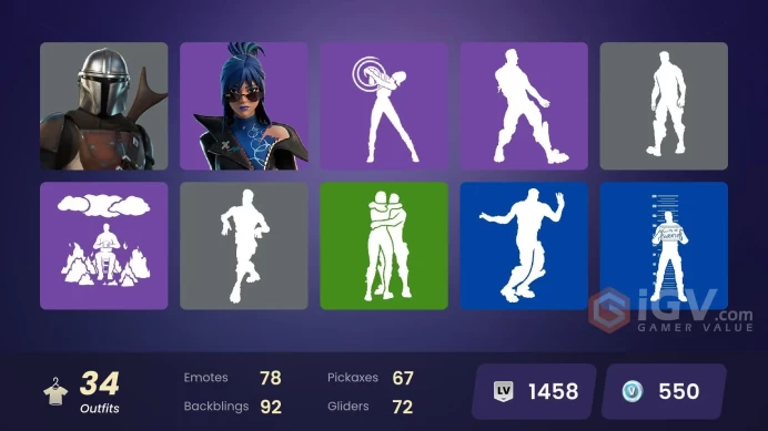 [PC-PSN-XBOX] 34 skins | Mizuki | Valeria | Peter Griffin | Renzo the Destroyer | Era | Optimus Prime | Mandalorian | Polar Peely 