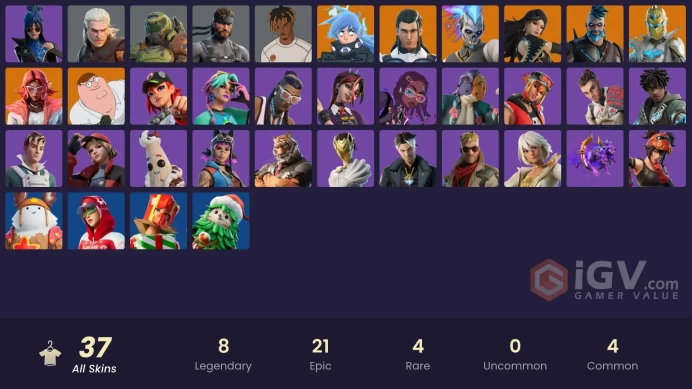 [PC/PSN/XBOX] 37 Skins | Hope | Renzo the Destroyer | Doom Slayer | Relik | Renegade Lynx | Sled Ready Guff | Helsie | V 