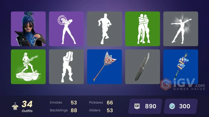 PC-PSN-XBOX-34 skins ·-Champion Kyra-Peter Griffin-Montague-Solid Snake-Slayer Juice WRLD-FULL ACCESS-