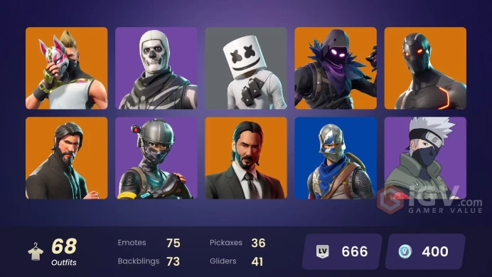 [PC-PSN-XBOX]-The Reaper OG-John Wick-Blue Squire OG-Omega-Elite Agent-Royale Knight-DRAGON BALLS-Drift-Marshmello-Sasuke Uchiha-FULL ACCESS-