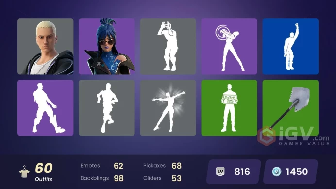 [PC-PSN-XBOX] -60 SKINS-31.000 V-BUCKS SPEND-Jack Skellington-Aura-Blaze-Pass Rush RangeR-Joltara-FULL ACCESS-