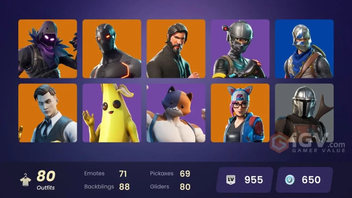 [PC-PSN-XBOX]-80 SKIN-The Reaper-Blue Squire-OG STW-Elite Agent-Royale Knight-Raptor-Omega-Midas-TNTina-Take The L-FULL ACCESS-