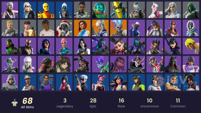 [PC-PSN-XBOX]-68 SKIN-75K V-BUCKS SPEND-Championship Aura-Firebrand-Hana-Snowstrike-Astra-Paradox-Lucky Rider-Focus-FULL ACCESS-CHANGEABLE MAIL