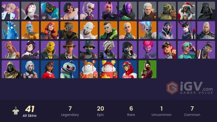 [PC-PSN-XBOX] -41 SKIN-Darth Vader-Xander-Santa Dogg-FULL ACCESS-
