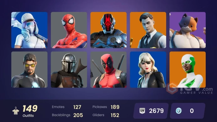 [PC/PSN] 149 skins | Gold Midas | Lina Scorch | Fixer | Point Patroller | Renee | Andre | Cloud Striker | 0 VB