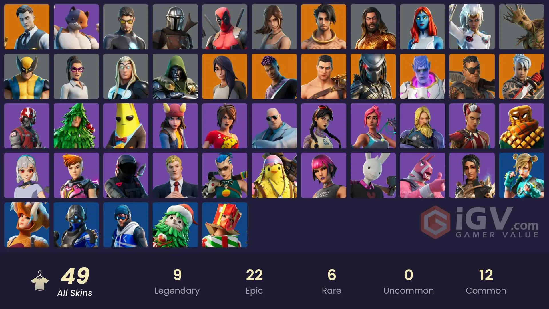 [PC/XBOX] 49 skins | Gold Midas | Point Patroller | Trilogy | Menace ...