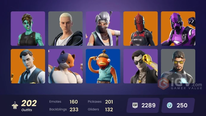 [PC/XBOX] 202 skins | Dark Vertex | Gold Midas | Gold Brutus | Menace (Challenger Menace - Flame)mssh579