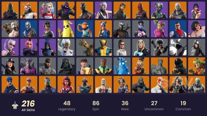 [PC/XBOX] 216 skins | OG STW | Black Knight | Sparkle Specialist | The Reaper | Blue Squire | Leviathan AxeZka898
