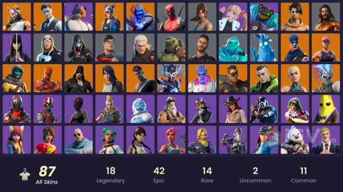 [PC/XBOX] 87 skins | OG STW | Gold Midas | Gold Brutus | Sultura | Vivi Chroma | Cloud Striker | Point Patroller |Zka756