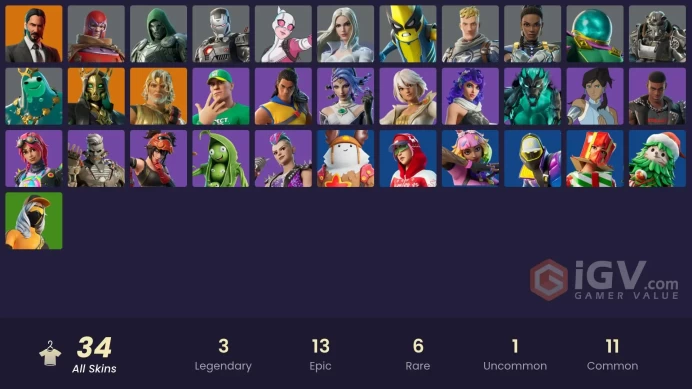 35 SKIN-John Wick-Zeus-Hades-Rust-John Cena-FULL ACCESS-