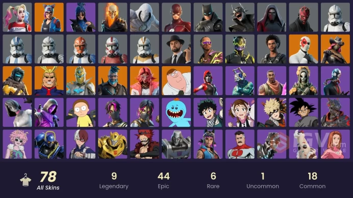 [ALL PLATFORMS] -78 SKIN-100K VB SPEND-Wild Card-All Might-Launch Day Lewis HamiltoN-Armored Batman Zero-Harley Quinn-Lewis Hamilton-FULL ACCESS