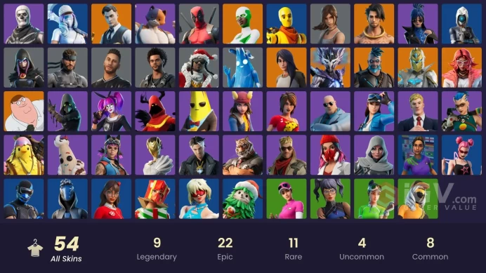 [PC/XBOX/NINTENDO] 54 skins | Sultura | Cloud Striker | Fixer | Elevation | Leviathan Axe | Candy Axe | Snowtoothmsh1163