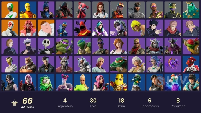 [ALL PLATFORMS]-66 SKIN-60K V -B SPEND-Blaze-Wild Card-Black Widow (Snow Suit)-FULL ACCESS-