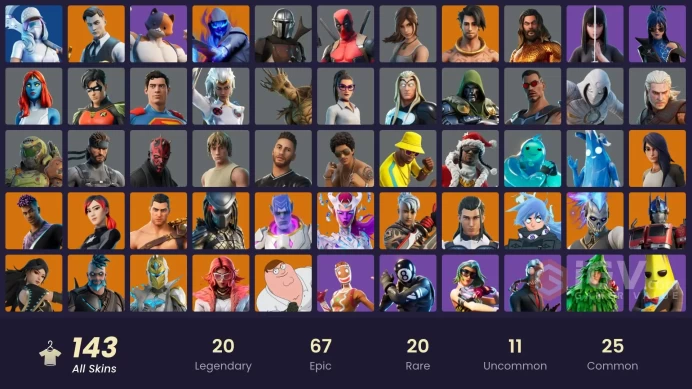 [PC/PSN/NITENDO] 143 skins | | Gold Midas | Polarity | Era | Menace | Kymera | Gear Specialist Maya | Nezumi | Predator GG72